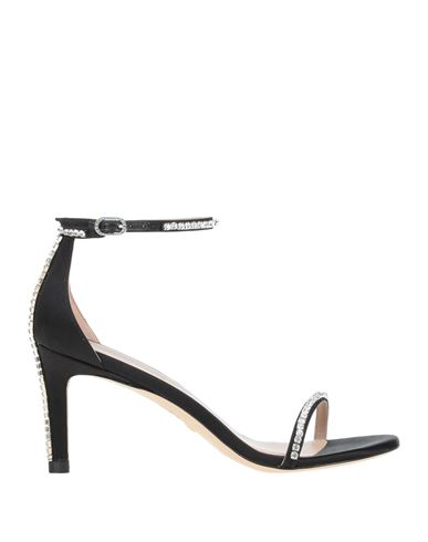 Woman Sandals Black Size 9 Leather