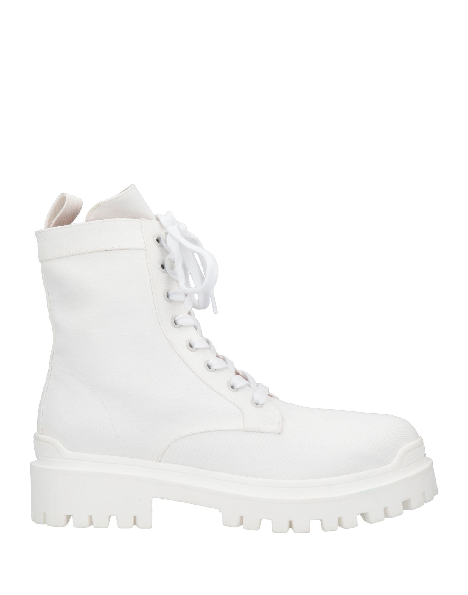 Ilio Smeraldo Ankle Boots In White