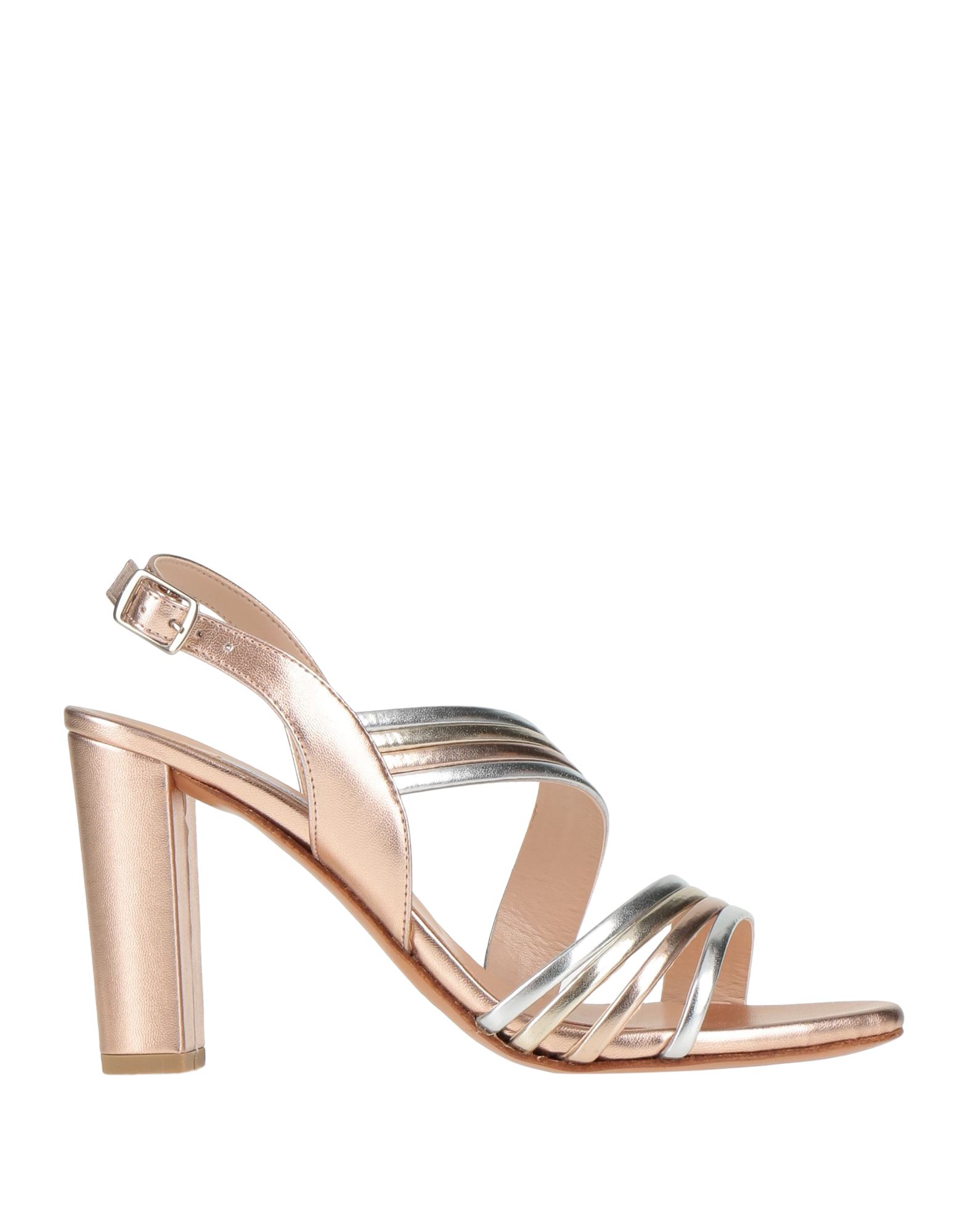 L'amour By Albano Sandals In Rose Gold