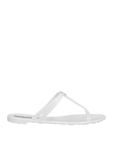 Patrizia Pepe Bee-plaque Sandals In White