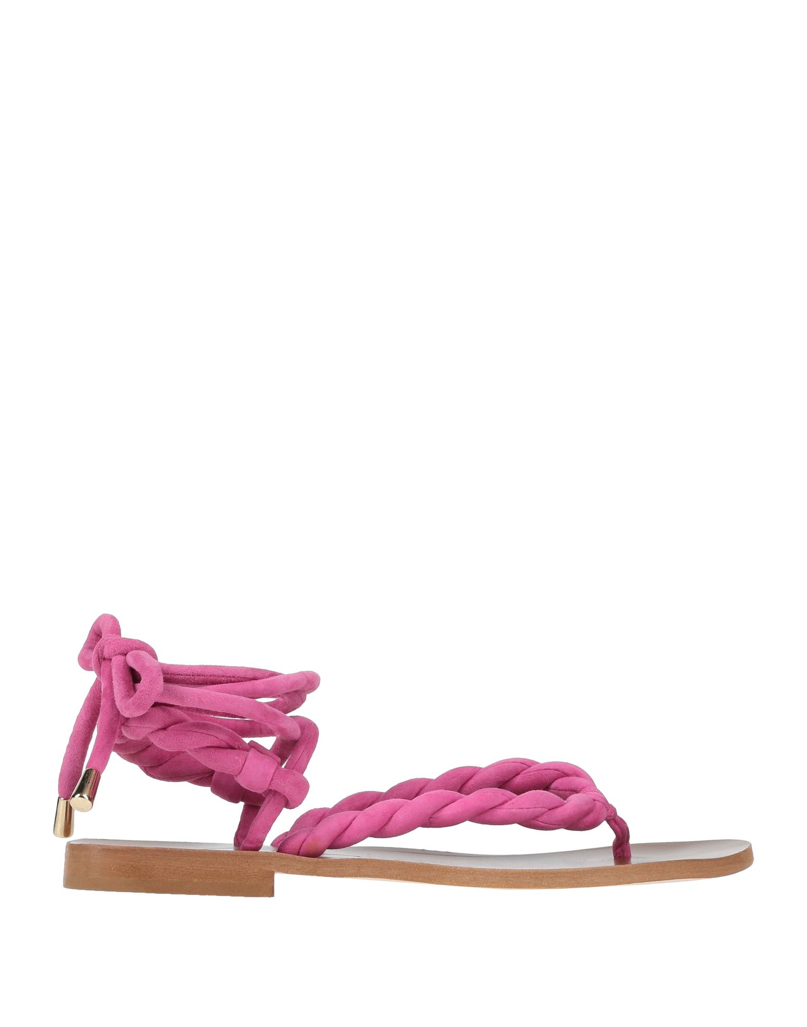 Ncub Toe Strap Sandals In Pink
