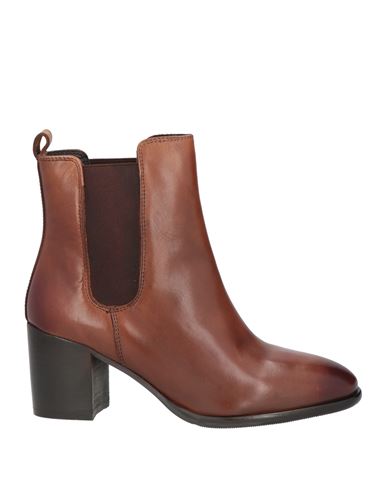 Cafènoir Woman Ankle Boots Brown Size 5 Soft Leather