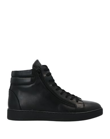 Cafènoir Man Sneakers Black Size 8 Soft Leather