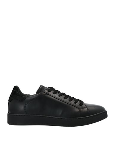 Cafènoir Man Sneakers Black Size 11 Soft Leather