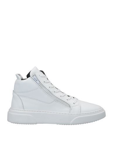 Cafènoir Man Sneakers White Size 7 Soft Leather