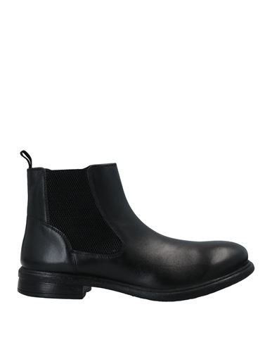 Cafènoir Man Ankle Boots Black Size 7 Soft Leather