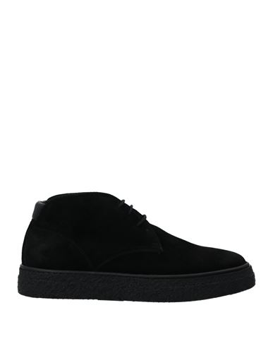 Cafènoir Man Ankle Boots Black Size 8 Soft Leather