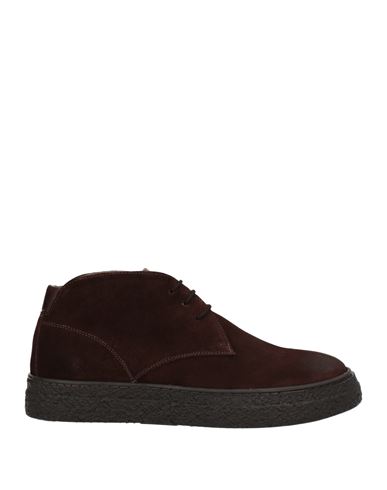Cafènoir Man Ankle Boots Dark Brown Size 9 Soft Leather