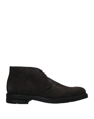 Cafènoir Man Ankle Boots Lead Size 8 Soft Leather In Grey