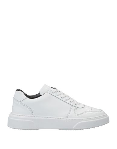 Cafènoir Man Sneakers White Size 8 Soft Leather