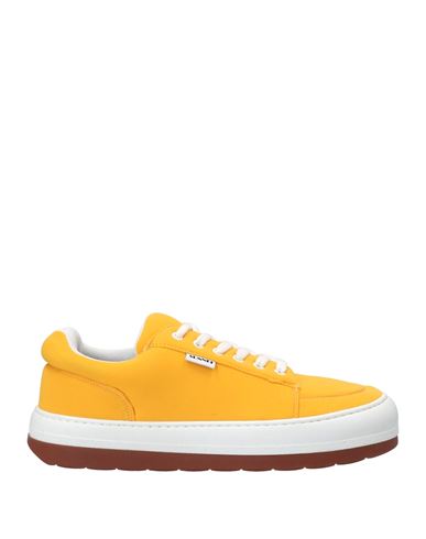 Sunnei Man Sneakers Yellow Size 9 Textile Fibers