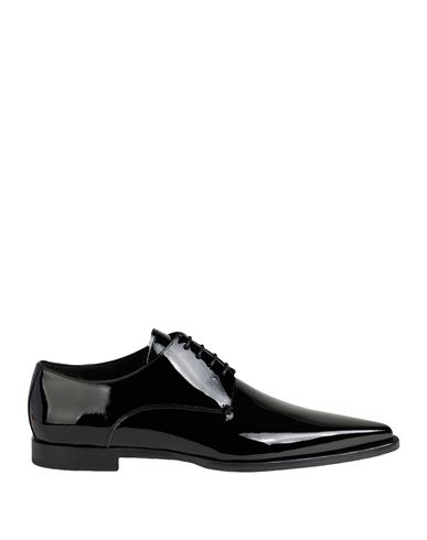 Shop Dsquared2 Man Lace-up Shoes Black Size 8 Leather
