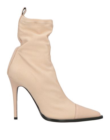 Amiri Woman Ankle Boots Blush Size 8 Leather, Textile Fibers In Pink