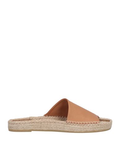 Eqüitare Equitare Woman Espadrilles Camel Size 6 Soft Leather In Beige