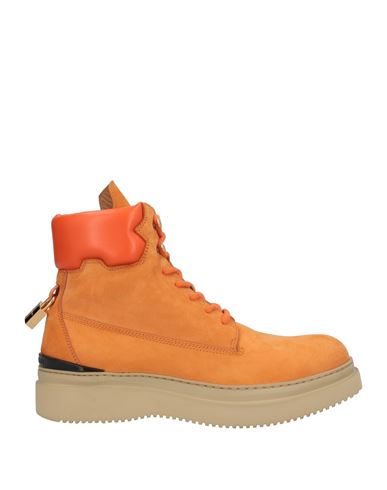 Buscemi Man Ankle Boots Orange Size 13 Soft Leather ModeSens