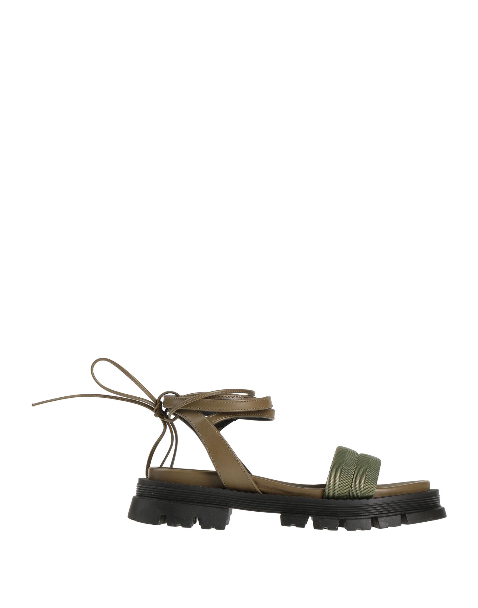 Janet & Janet Sandals In Military Green