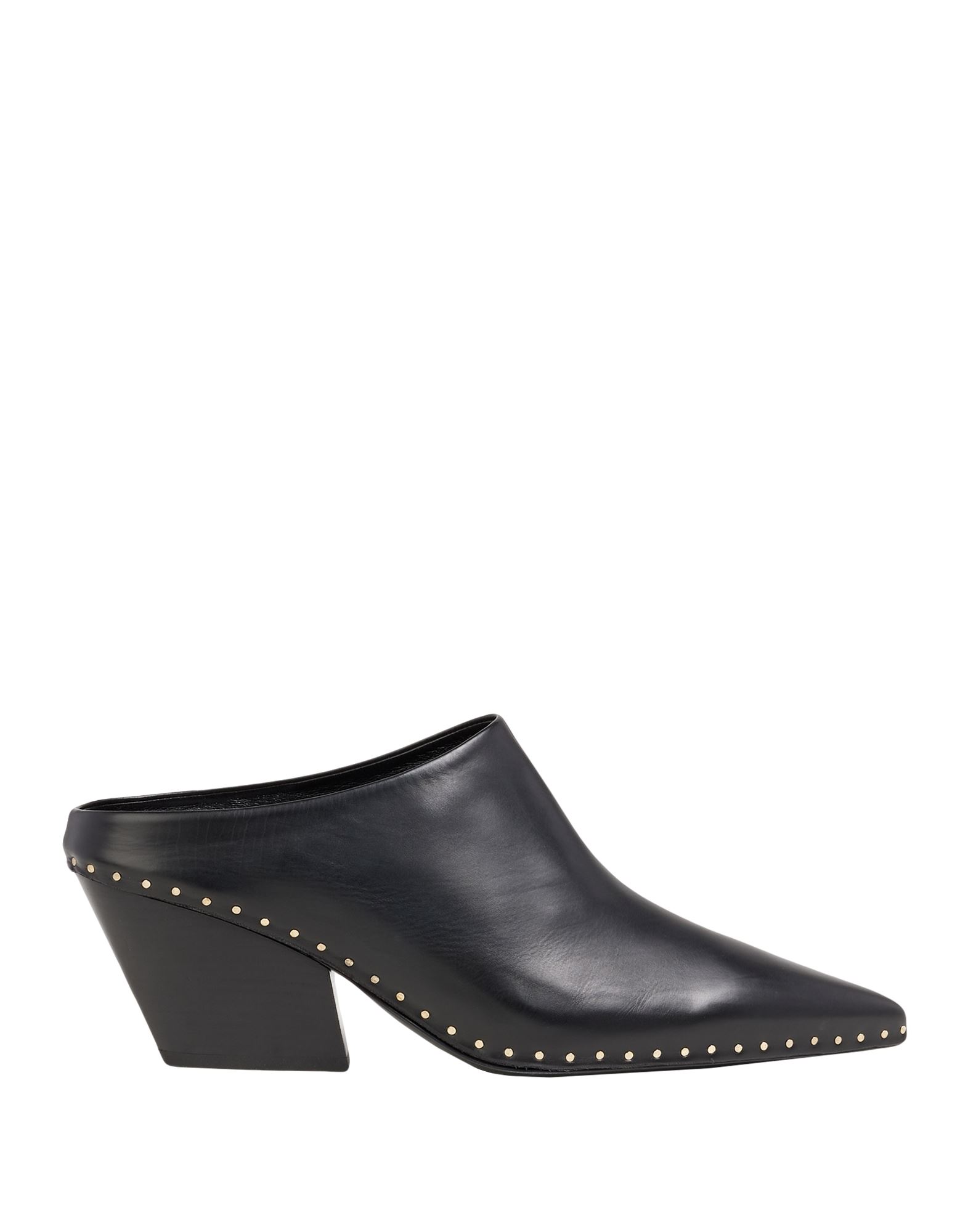 Jil Sander Woman Mules & Clogs Black Size 6 Soft Leather