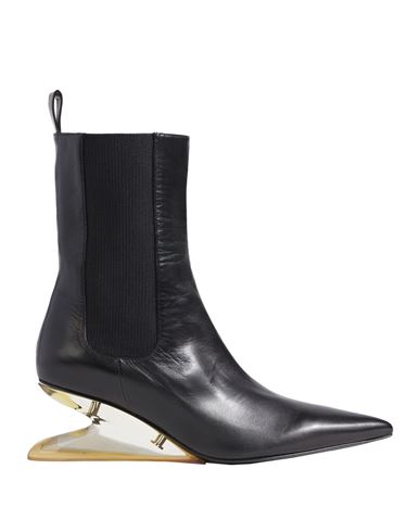Jil Sander Woman Ankle Boots Black Size 10 Soft Leather