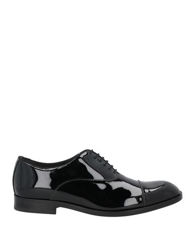 Emporio Armani Man Lace-up Shoes Black Size 13 Calfskin