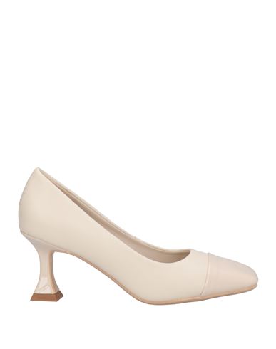 Francesco Milano Woman Pumps Ivory Size 11 Soft Leather In White