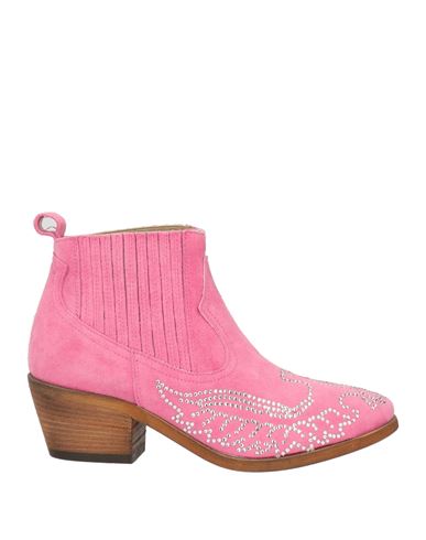 Je T'aime Woman Ankle Boots Pink Size 7 Soft Leather