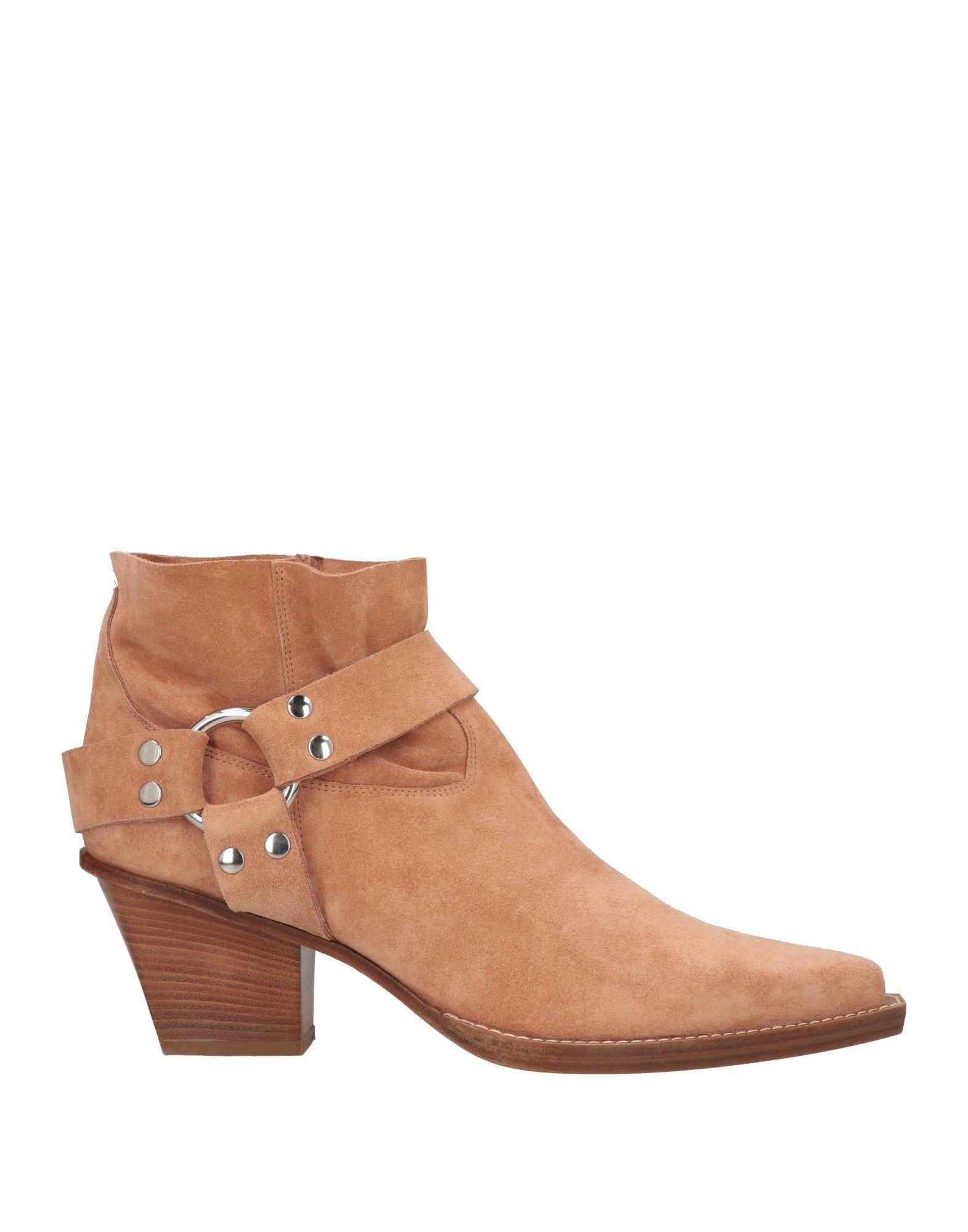 Paris Texas Ankle Boots In Camel