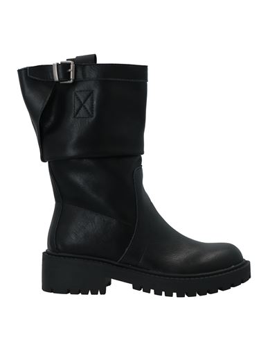 Francesco Milano Woman Ankle Boots Black Size 11 Soft Leather