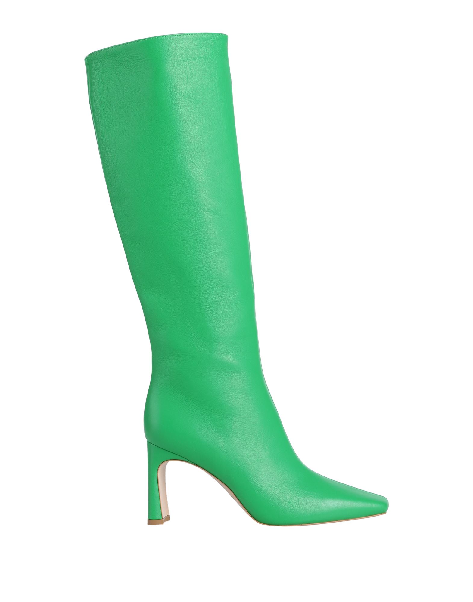 LIU •JO LIU •JO WOMAN BOOT GREEN SIZE 7 SOFT LEATHER