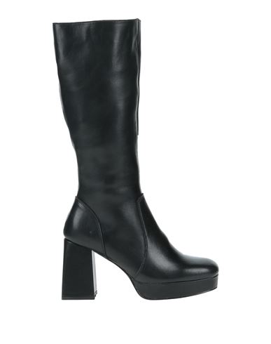 Francesco Milano Woman Knee Boots Black Size 10 Soft Leather