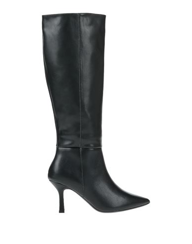 Francesco Milano Woman Knee Boots Black Size 11 Soft Leather