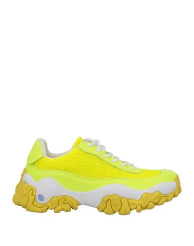 Mcq By Alexander Mcqueen Mcq Alexander Mcqueen Woman Sneakers Yellow Size 6 Soft Leather, Textile Fibers