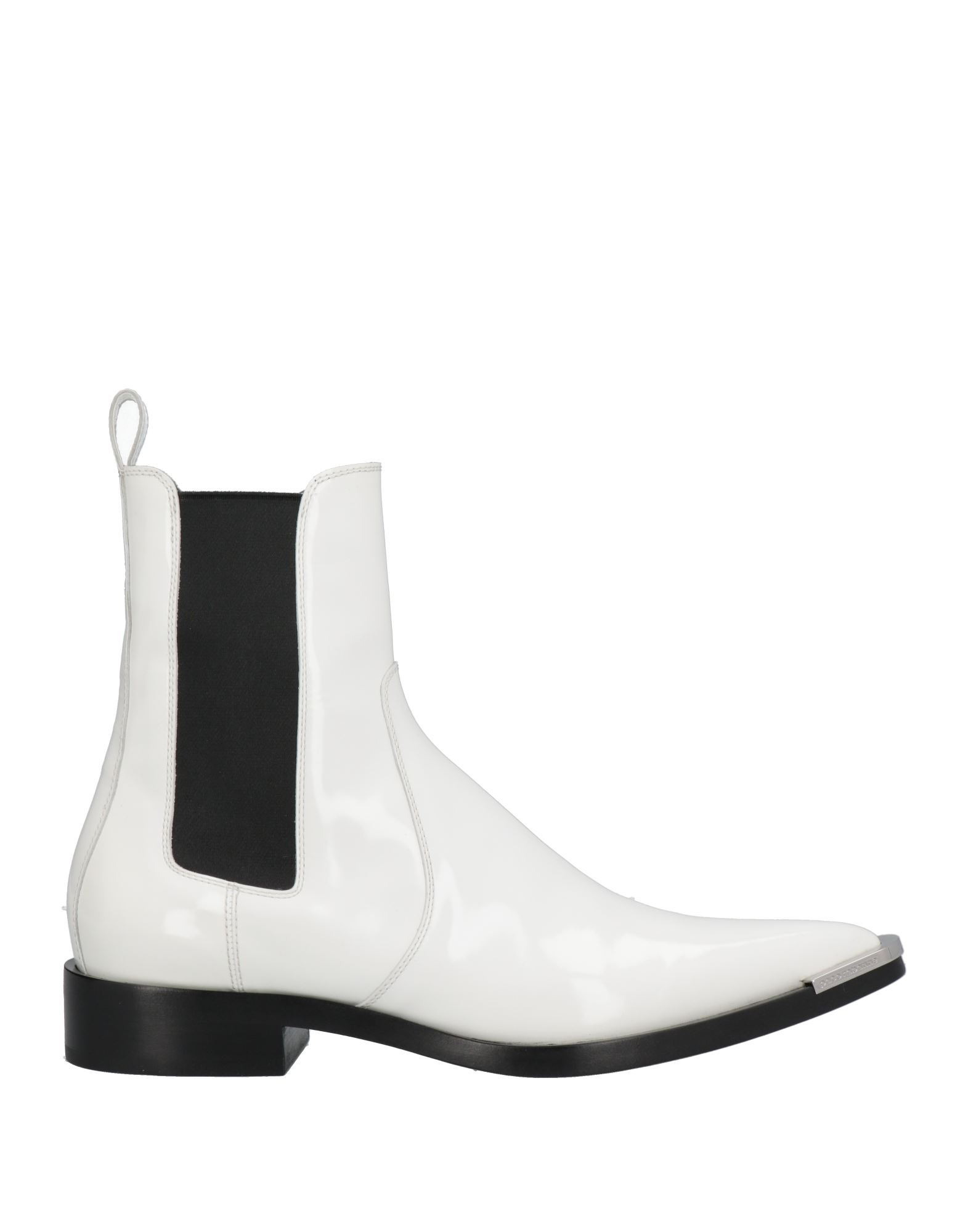 Paco Rabanne Ankle Boots In White