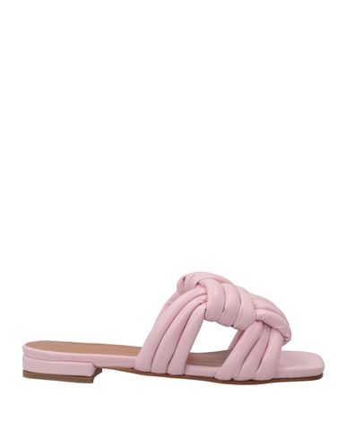 J D Julie Dee Woman Sandals Light Pink Size 9 Soft Leather