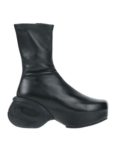 Givenchy G Lambskin Ankle Clog Boots In Black