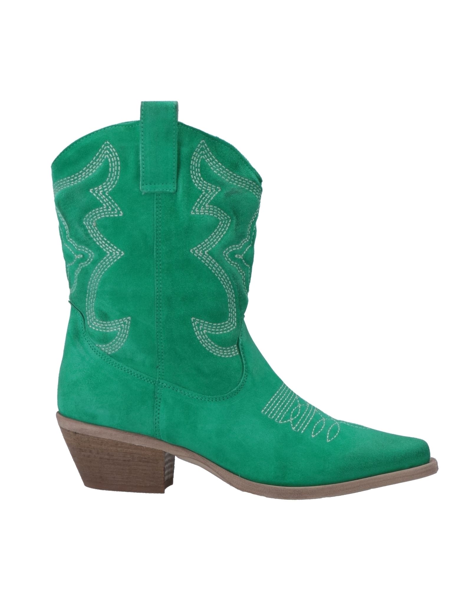 Metisse Ankle Boots In Green
