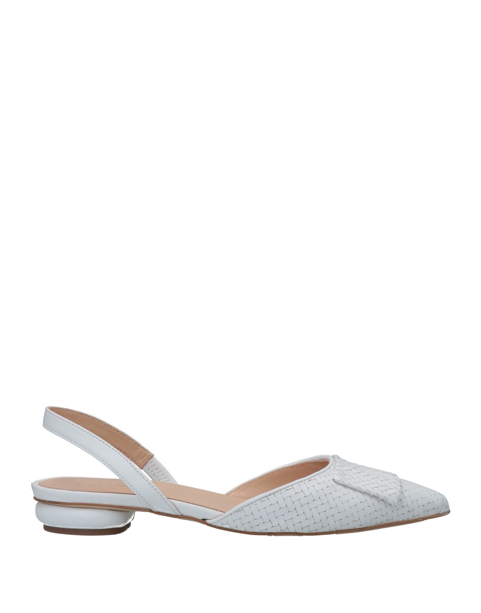 Cafènoir Ballet Flats In White