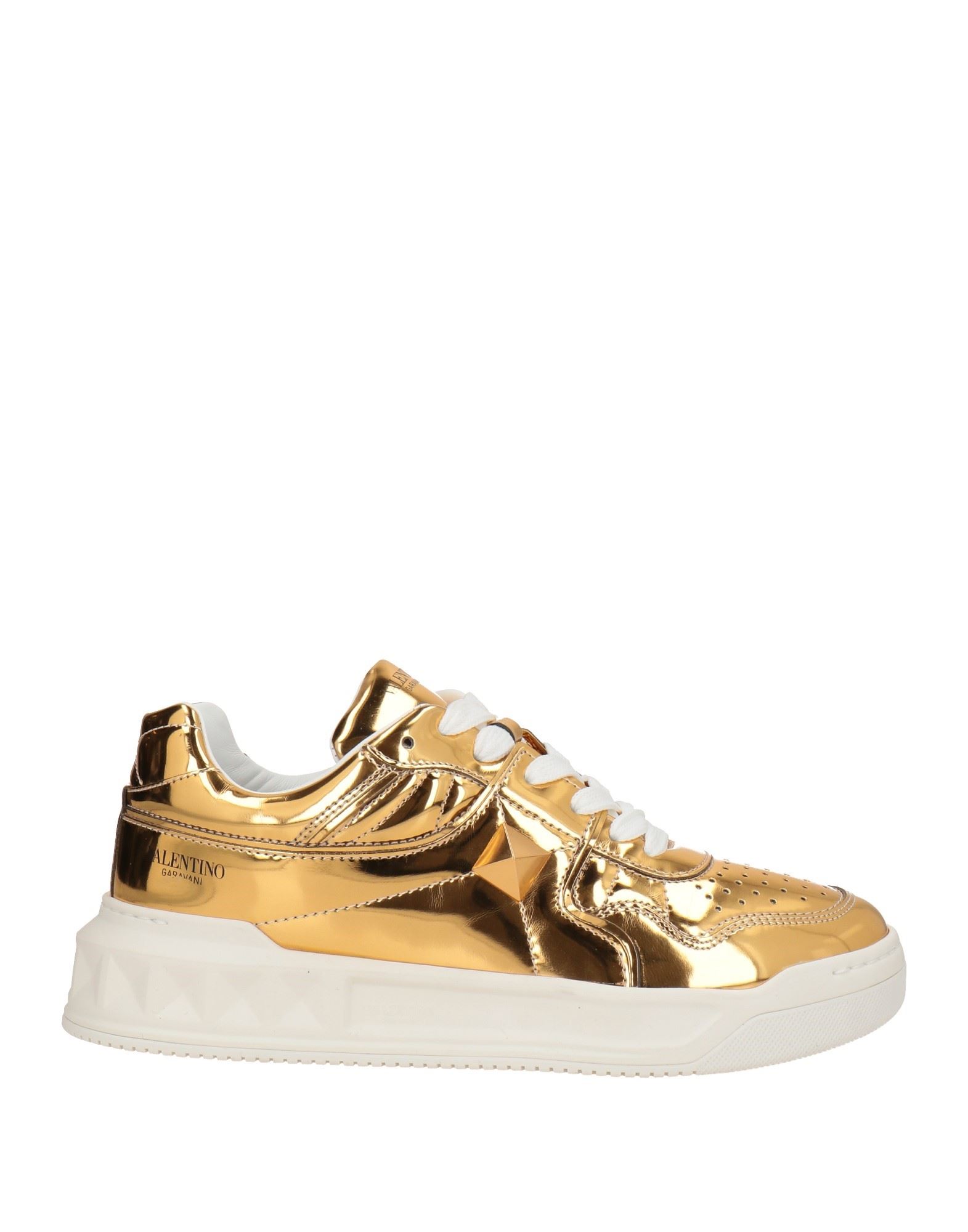 Valentino Garavani Sneakers In Gold