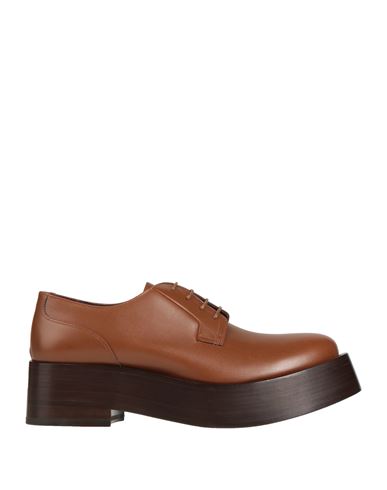 Valentino Garavani Man Lace-up Shoes Brown Size 11 Soft Leather