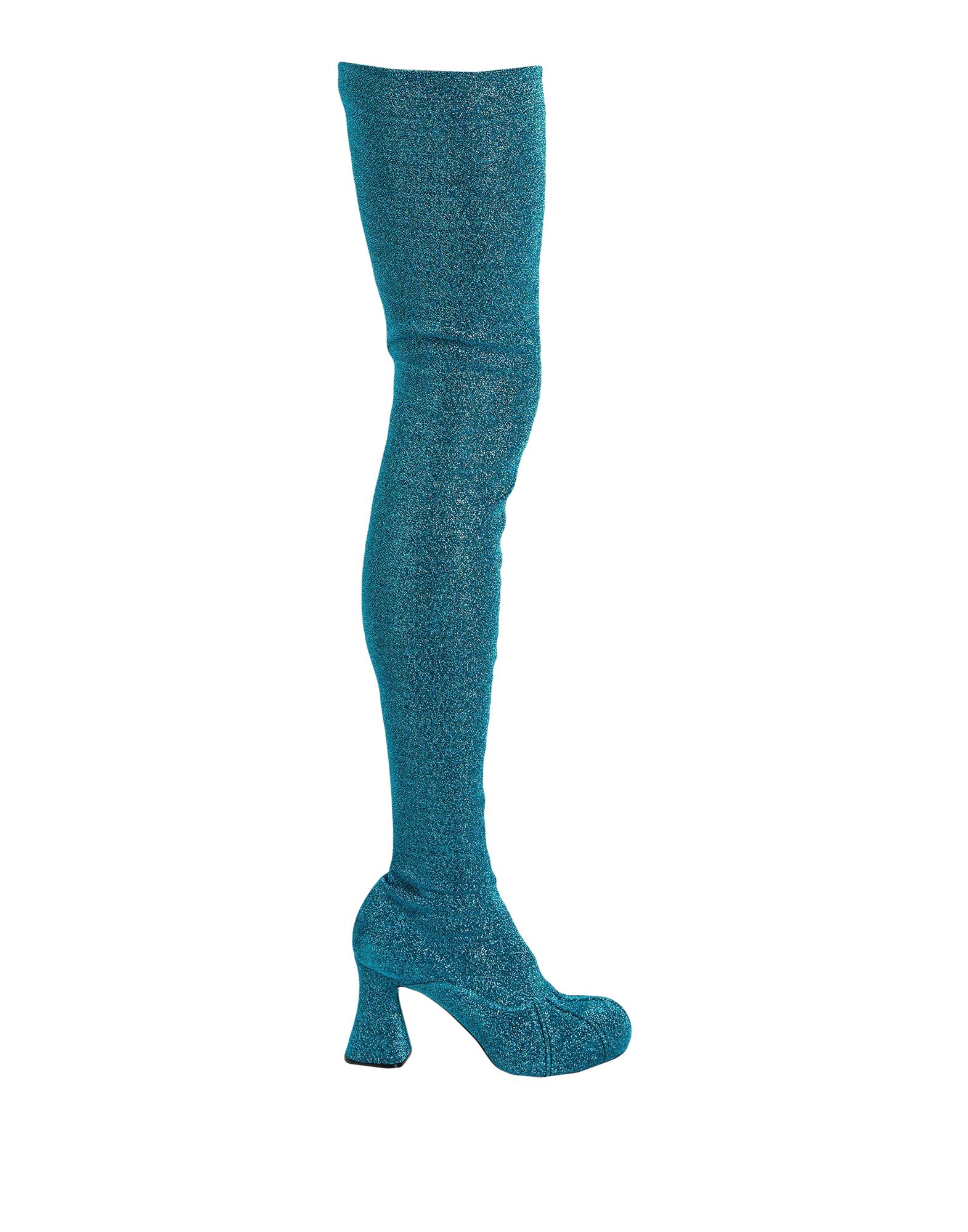 Stella Mccartney Knee Boots In Blue