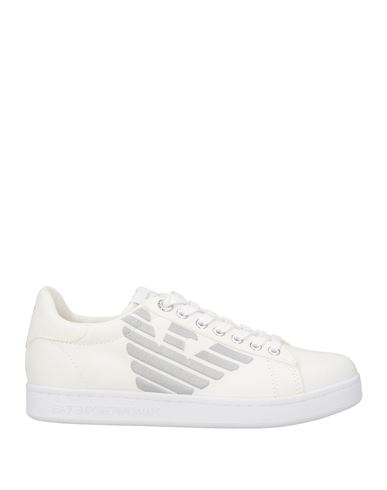 Ea7 Man Sneakers White Size 4.5 Textile Fibers