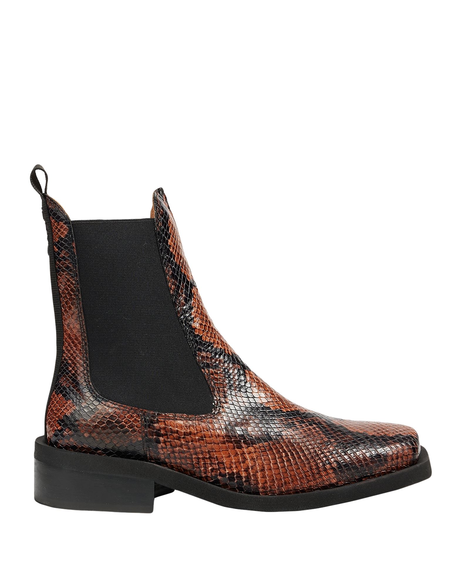 Ganni Ankle Boots In Brown