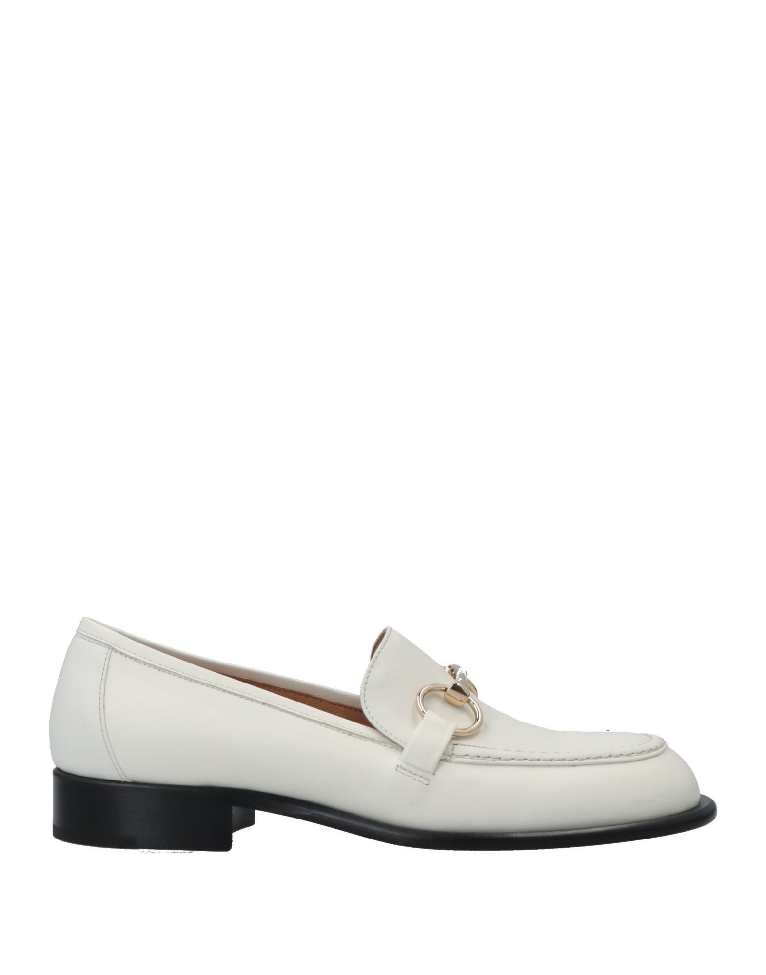 Pomme D'or Woman Loafers White Size 8 Soft Leather