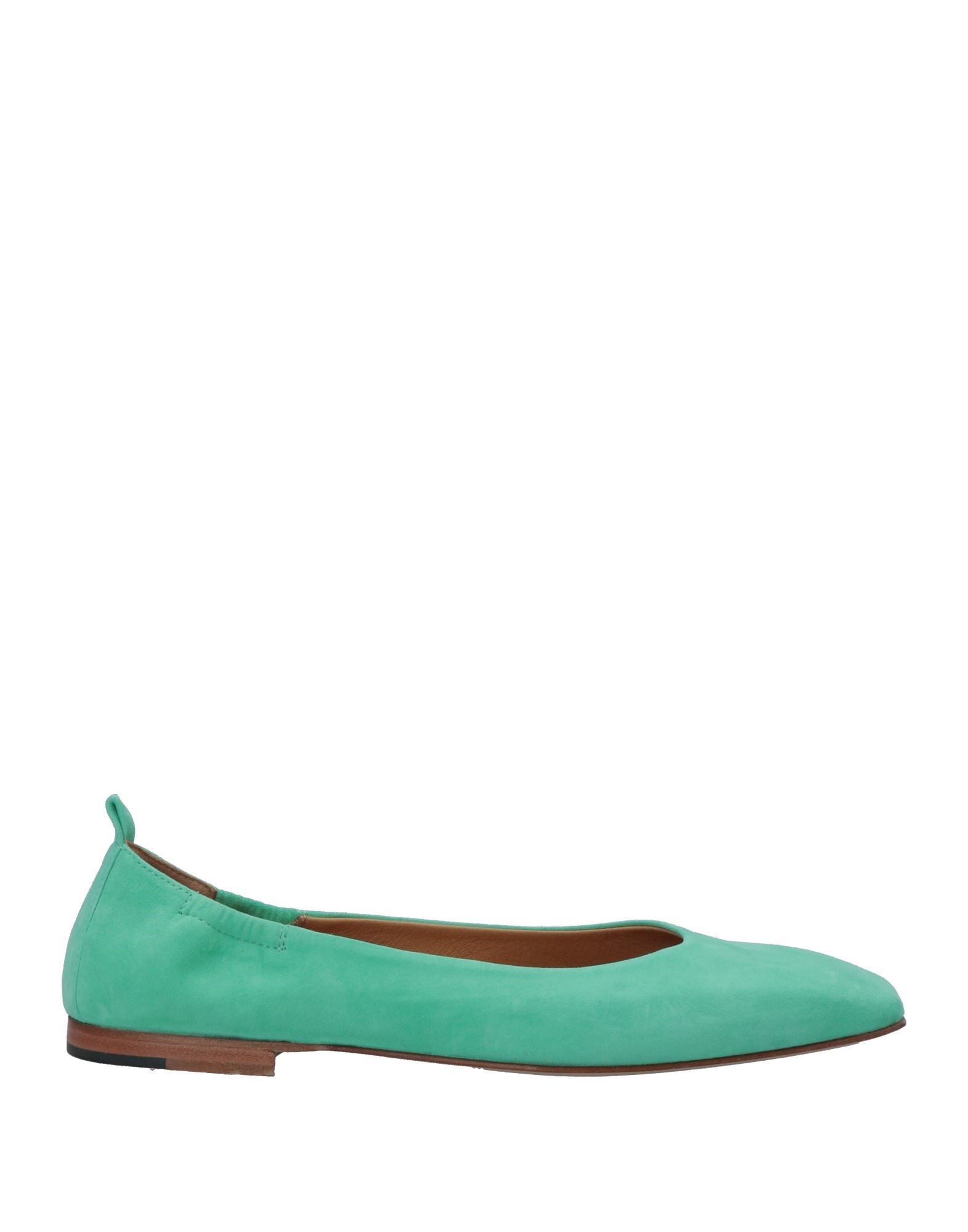 Pomme D'or Ballet Flats In Turquoise
