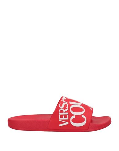 Versace Jeans Couture Woman Sandals Red Size 7 Rubber