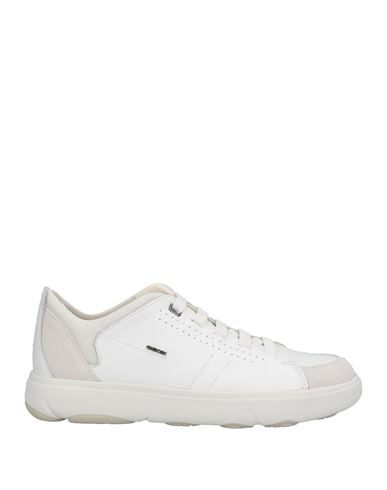 Geox Man Sneakers White Size 7 Soft Leather