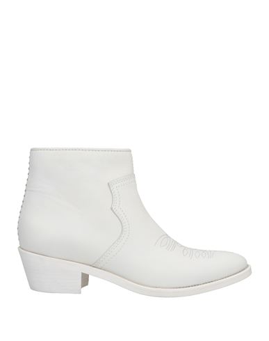 Zadig & Voltaire Woman Ankle Boots White Size 6 Leather