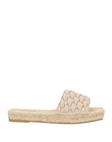 Espadrij Woman Espadrilles Beige Size 11 Textile Fibers In Neutral