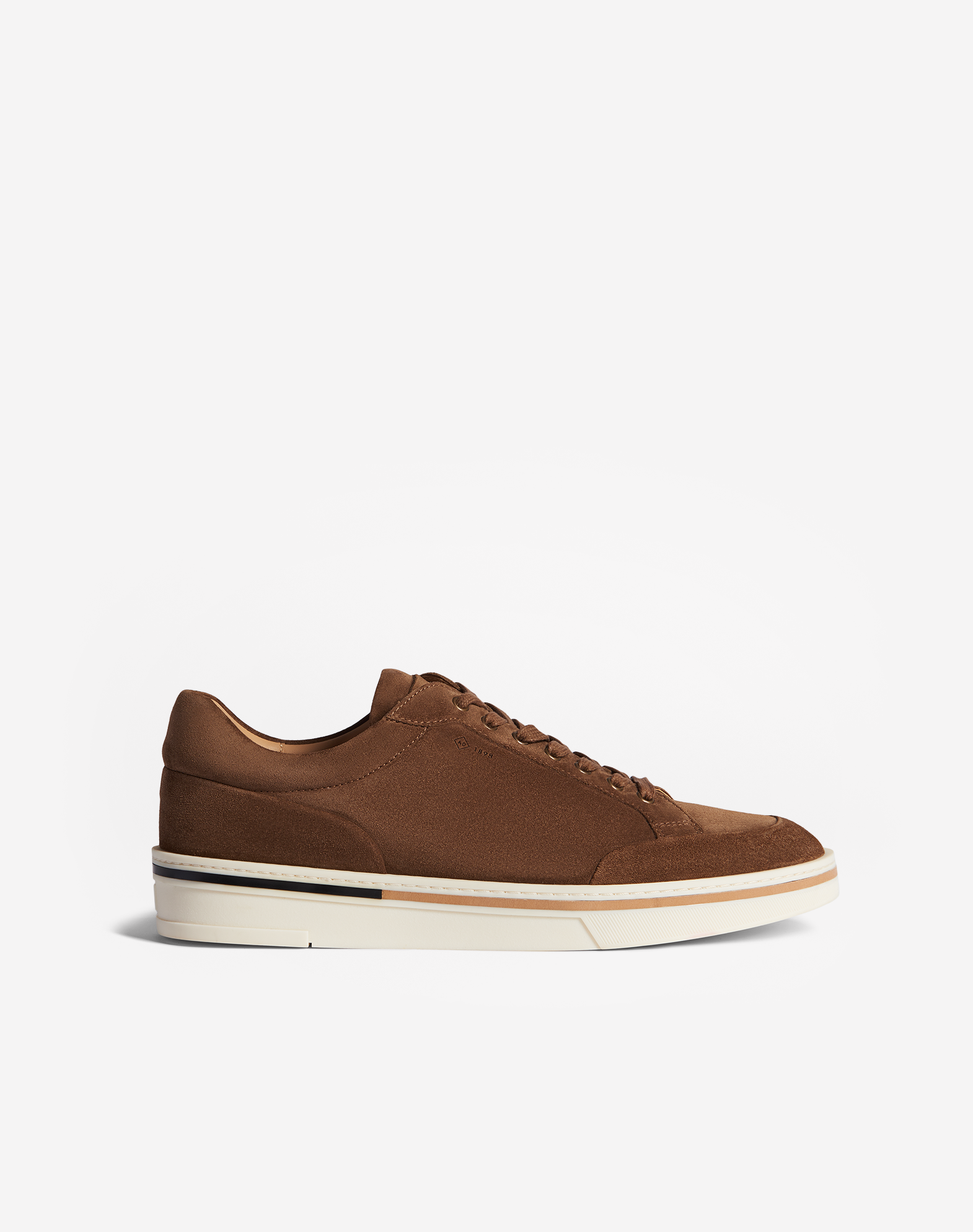 Dunhill Metropolitan Suede Trainers In Brown