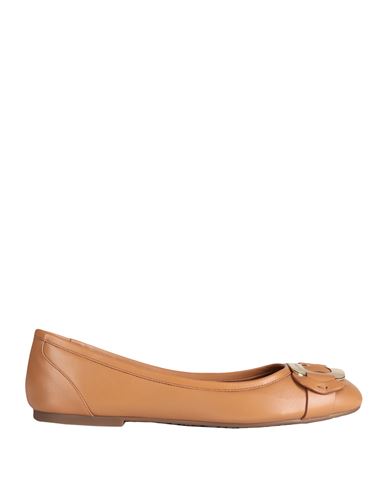 Shop See By Chloé Woman Ballet Flats Tan Size 9 Lambskin In Brown