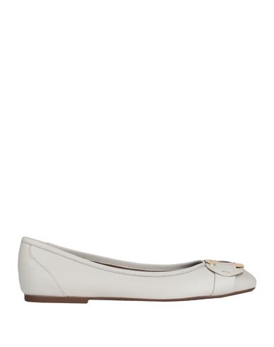 SEE BY CHLOÉ SEE BY CHLOÉ WOMAN BALLET FLATS CREAM SIZE 8 LAMBSKIN
